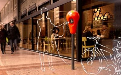 E-bike charging station on the Euganean Hills