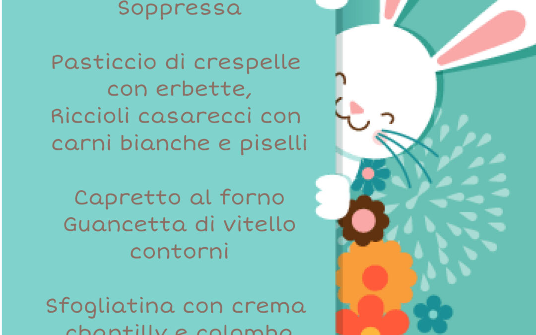 Menù Pasqua 2022 sui Colli Euganei