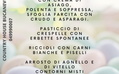 Menù di Pasqua 2023