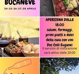 Gli apericena di Aprile sui Colli Euganei