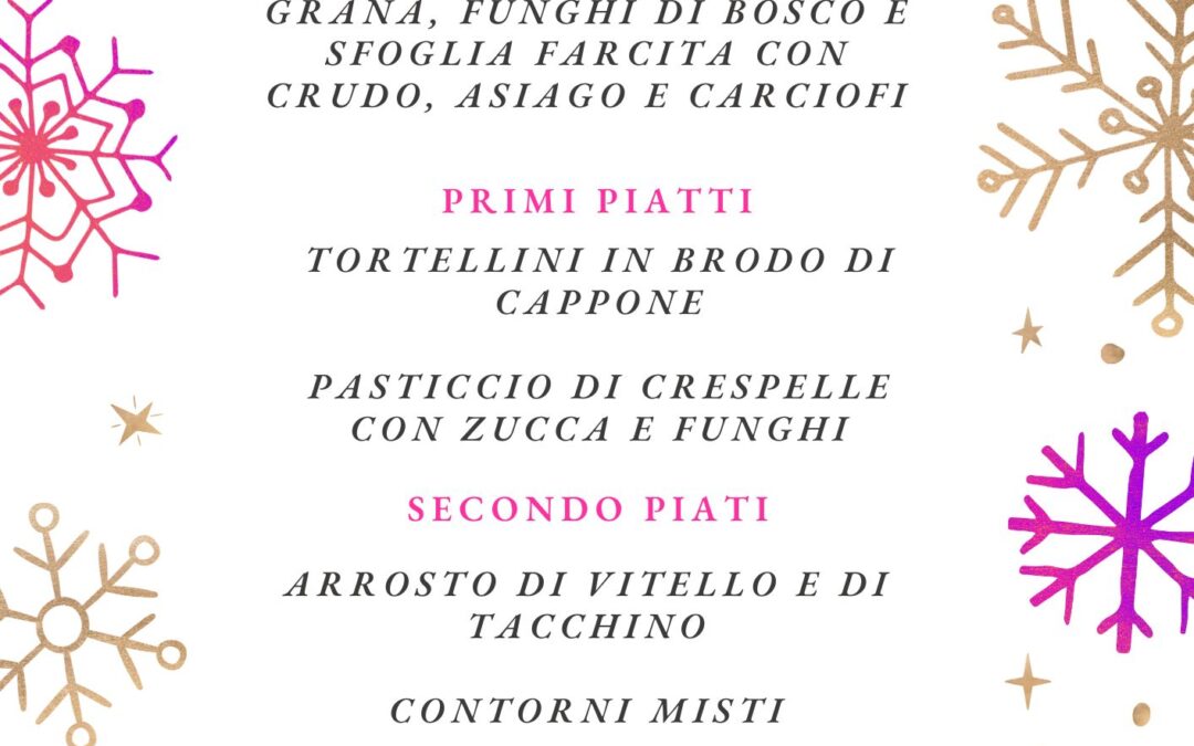 Menu’ di Natale 2024