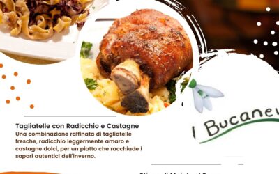 A tavola con Il radicchio, le castagne e lo stinco