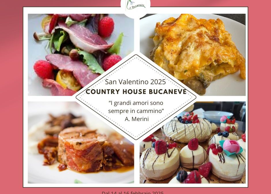San Valentino 2025 al Country House Bucaneve sui Colli Euganei