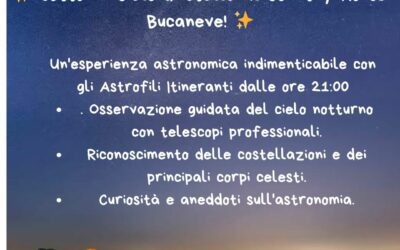 Sotto un Cielo di Stelle al Country House Bucaneve